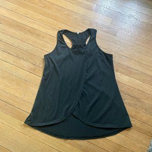 Boho Chic Top L Large Women Black